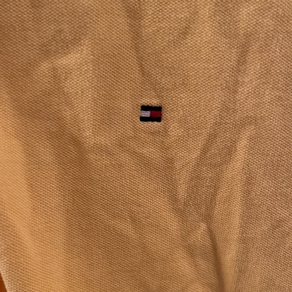 Men’s Short Sleeved Polo Shirt, Yellow, Size XL, Tommy Hilfiger, Classic Fit - Picture 3 of 7